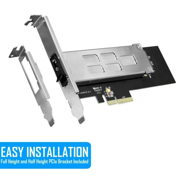 Kingwin KW-101M2-BR M.2 NVMe SSD to PCIe 3.0/4.0 Removable SSD Drive Bay - Image 3 of 4