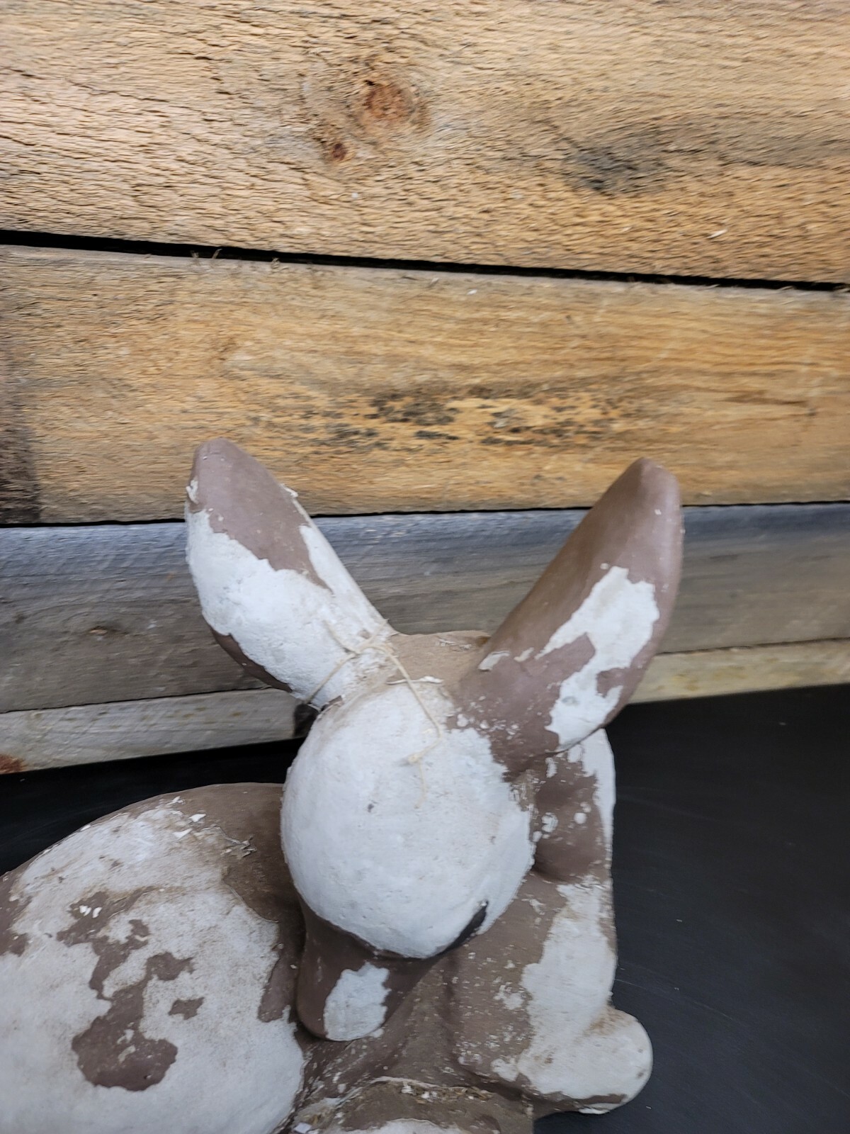 Vintage Fawn CEMENT DEER Lawn STATUE Awesome PATINA Adorable YARD Mid