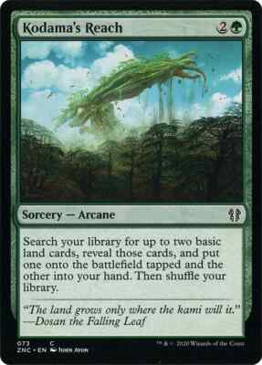 Kodama's Reach Commander Zendikar Rising Near Mint MTG Magic DNA GAMES