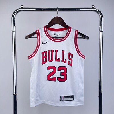 NWT MICHAEL JORDAN #23 YOUTH L CHICAGO BULLS JERSEY 1997 BASKETBALL KOBE JAMES