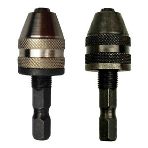 Useful Screwdriver Driver Adaptor Keyless Drill Chuck Hex Shank Drill Bits BL3