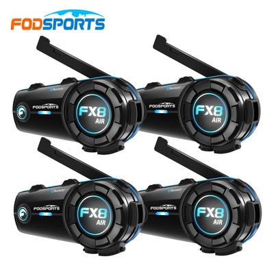 FX8 Air Motorcycle Bluetooth Headset 1000m 2-way Helmet Intercom Communication