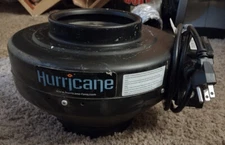 Good Used Hurricane 6" Inline Exhaust Fan Hydroponic Duct Blower 6in