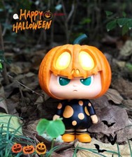 Zcwo Fools Garden Pumpkin Miku Black 25cm Vinyl Trendy Toy Gift Statue Figure