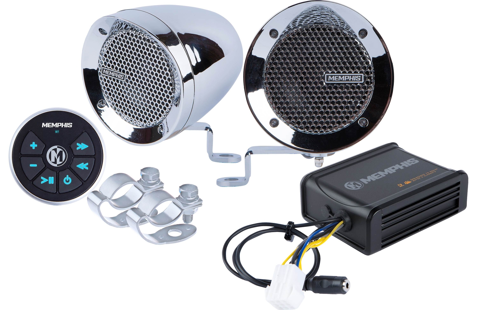 Аудиосистема Memphis Bluetooth ATV с динамиками на руле для Can-Am Renegade