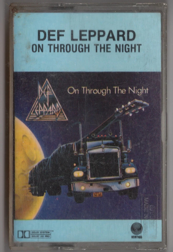 1988 MUSIC AUDIO CASSETTE TAPE [ALBUM: ON THROUGH THE NIGHT] GROUP: DEF LEPPARD - Image 2 of 4