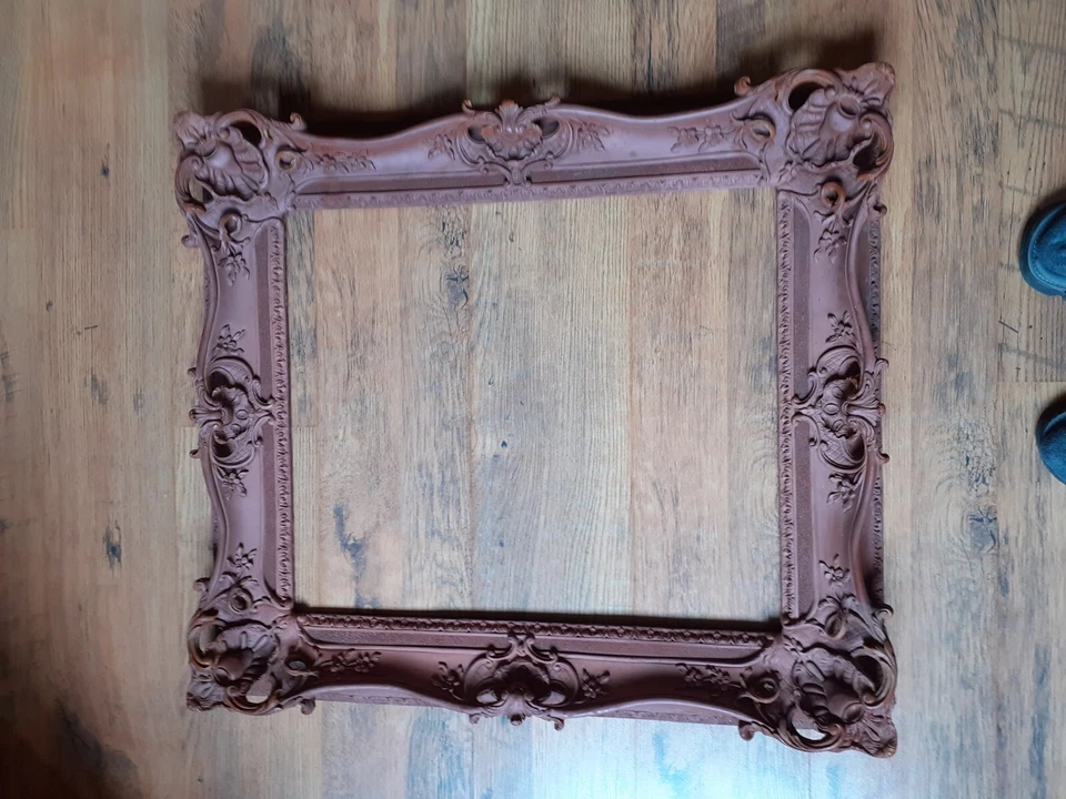 Grand cadre style baroque ou rococo, en résine ? - (12 photos) - 505A - Photo 4/4