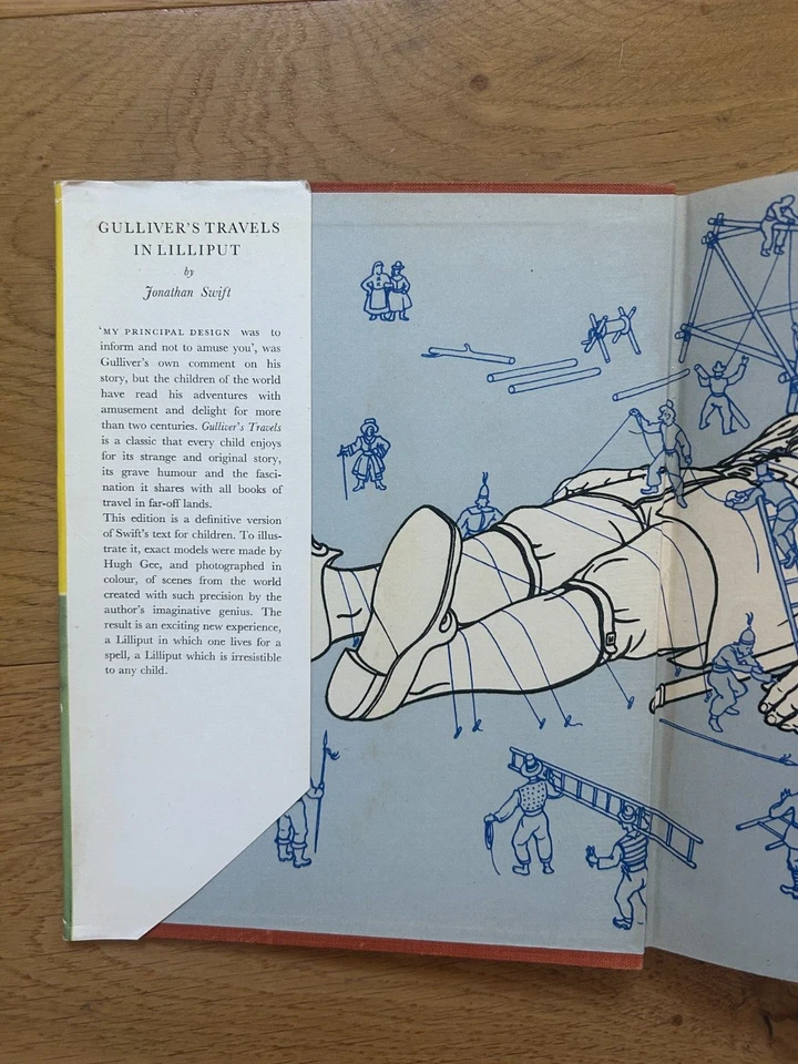 Gulliver's Travels in Lilliput by Jonathan Swift & Hugh Gee 1949 Vintage HBDJ - Image 4 of 4