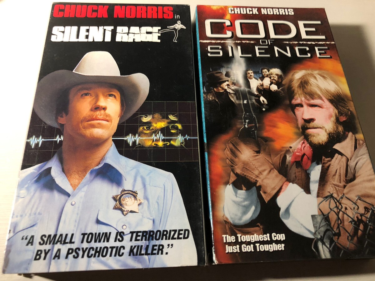 Silent Rage (1982) & Code Of Silence (1985) VHS Chuck Norris | eBay
