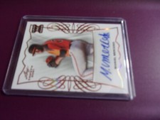 Manuel Mercedes 2021 Leaf Trinity Bronze Auto Autograph San Francisco Giants