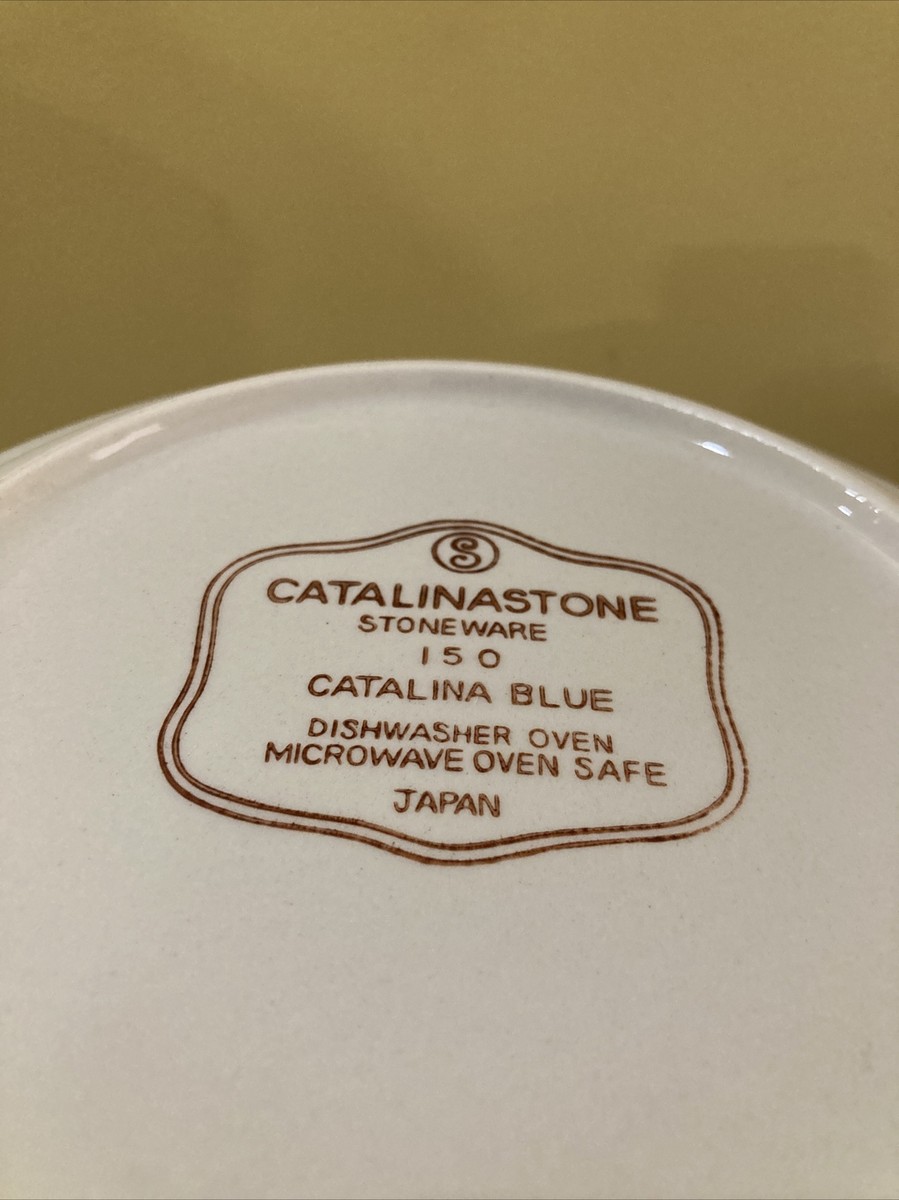 Catalinastone Stoneware 150 Catalina Blue Japan Salad Plate