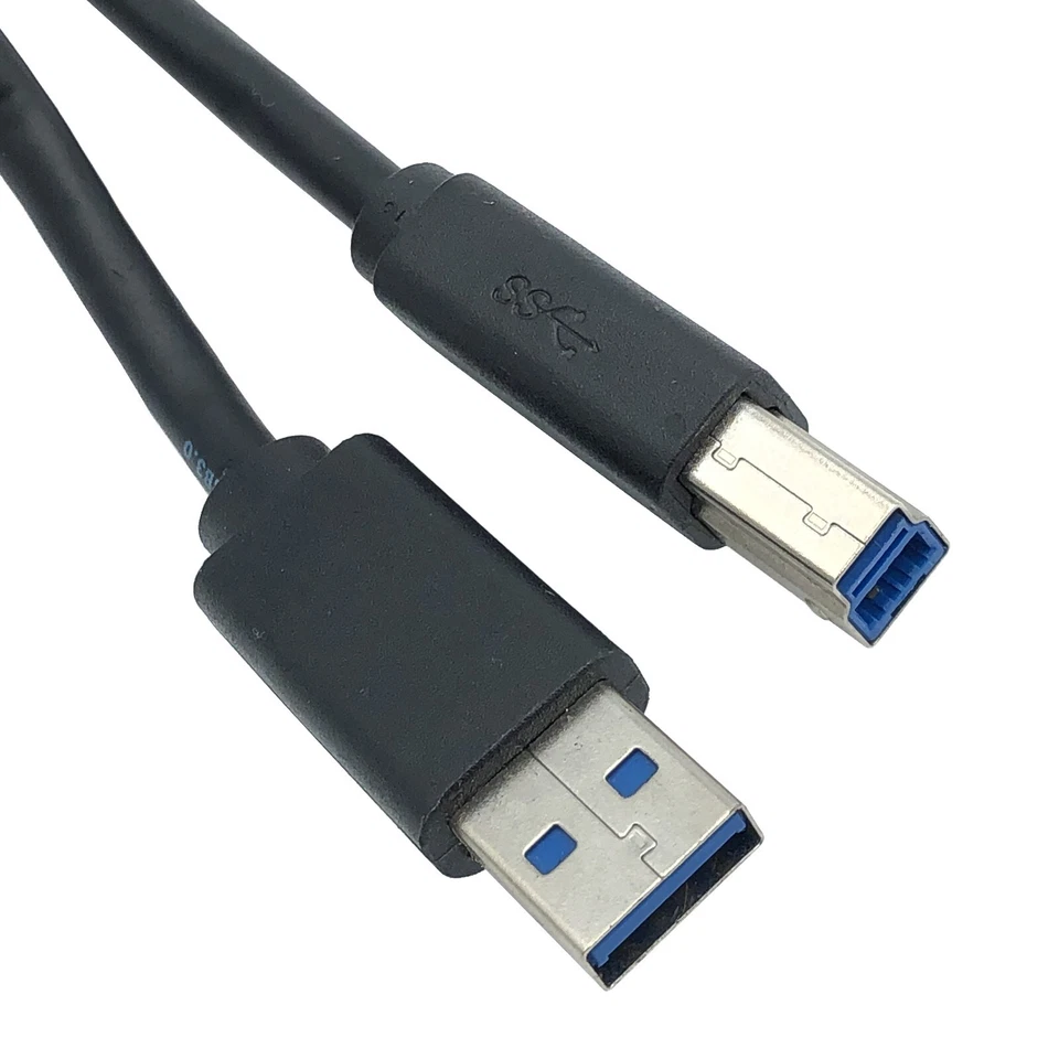 NEU Toshiba USB 3.0 Typ B Stecker-Kabel für Dynadock, 5 ft, Schwarz, USB A/B - Bild 3 von 4