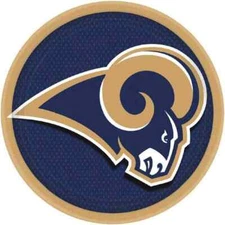 Saint Louis Rams NFL Pro Football Sports Banquet Party 9" Paper Dinner Plates