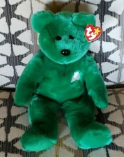 Ty Beanie Buddies Collection - ERIN the Irish Bear Beanie Baby 14" with Tag