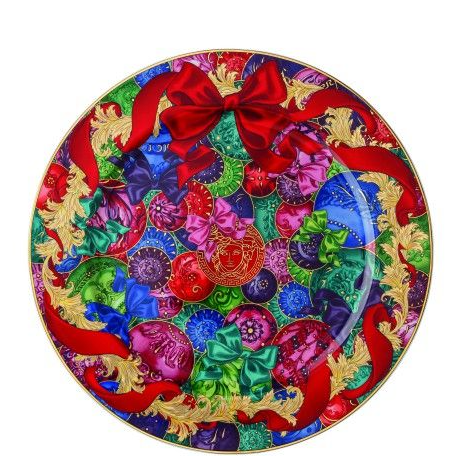 Versace Reflections of Holidays Christmas 2018 Service Plate 30cm - Picture 1 of 2