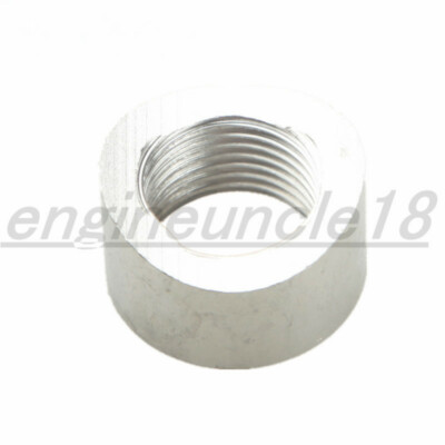 New T304 Stainless Steel M18 x1.5 Weld O2 Oxygen Sensor Bung Pre-curved ...