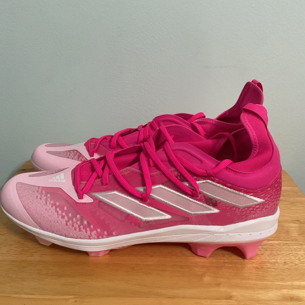 Adidas Adizero Afterburner TPU Baseball Cleats Team Pink GZ9714