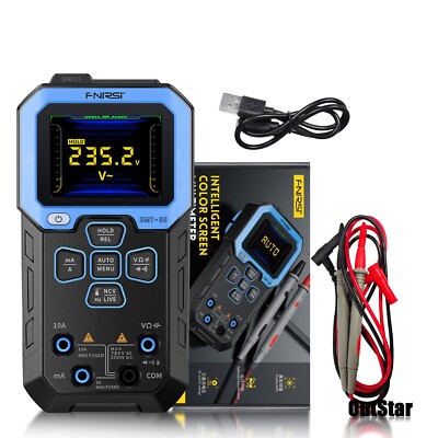 FNIRSI DMT-99 Intelligent Digital Multimeter 2.4-in TFT HD Color Screen w/Pen