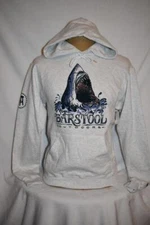 Champion Barstool Sports Men's Shark Hoodie Light Gray XBAR1122 NWT
