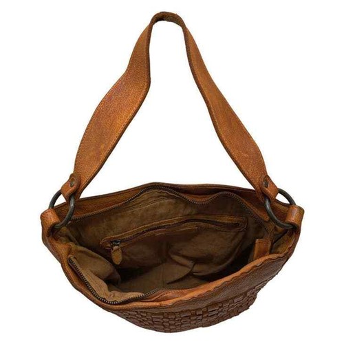 Schultertasche Jessica geschmeidiges geflochtenes Leder - Bild 5 von 12