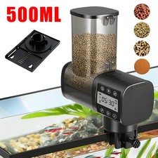 Futter Automat 500ML Futterautomat Aquarium mit LCD Display Smart für Aquarium