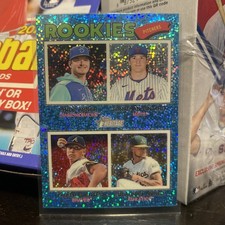 2026 Topps Heritage Blue Sparkle Rookie Pitchers RC #372