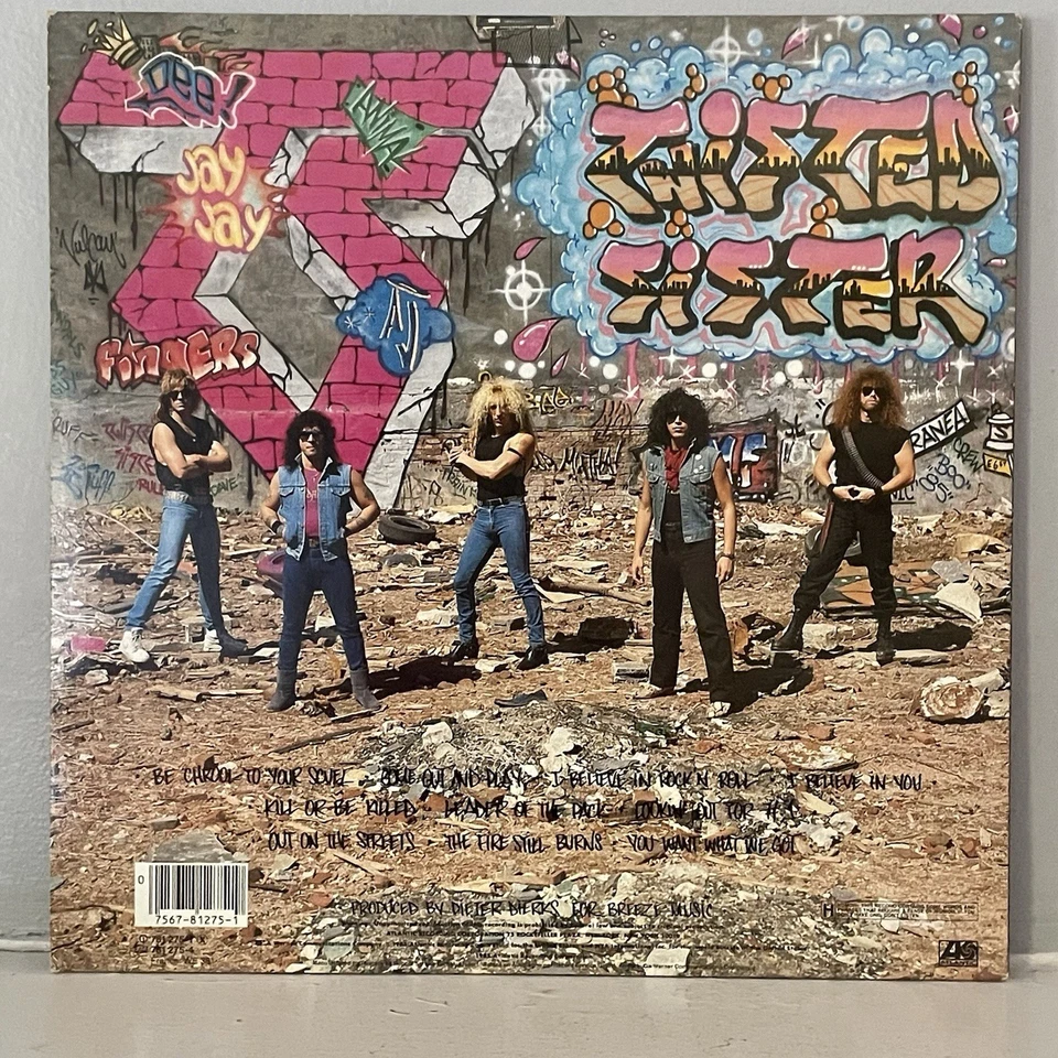 Twisted Sister COME OUT AND PLAY GERMANY IMPORT 1985 Vinyl LP Atlantic 781275-1 - Image 4 of 4