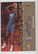 2009-10 Upper Deck Signature Collection Alexis Ajinca #1 Auto 0j0
