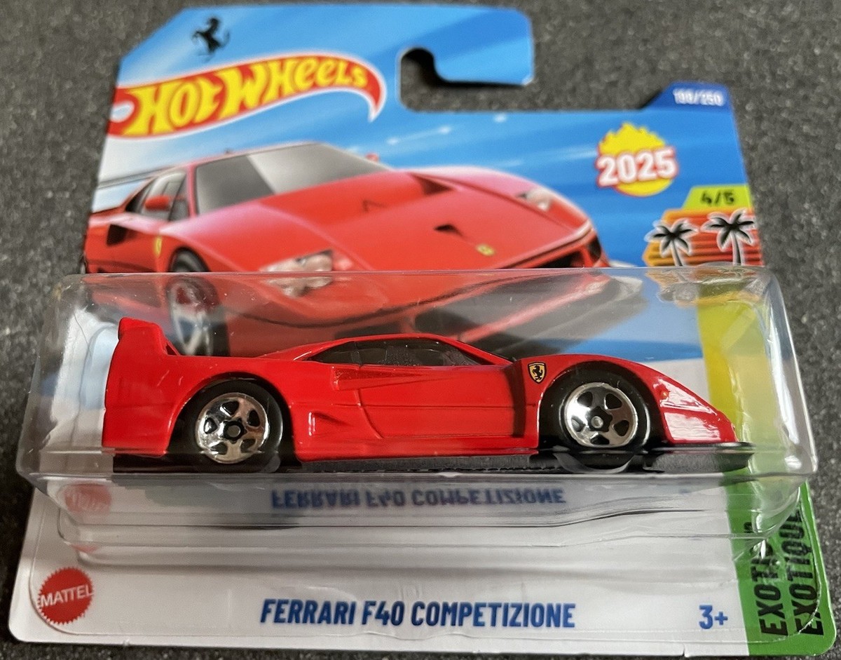 Hot Wheels Ferrari F40 Competizione Exotics 4/5 2025 198/250 1:64