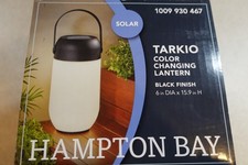 Hampton Bay 23445 Tarkio Matte Black LED Sola...