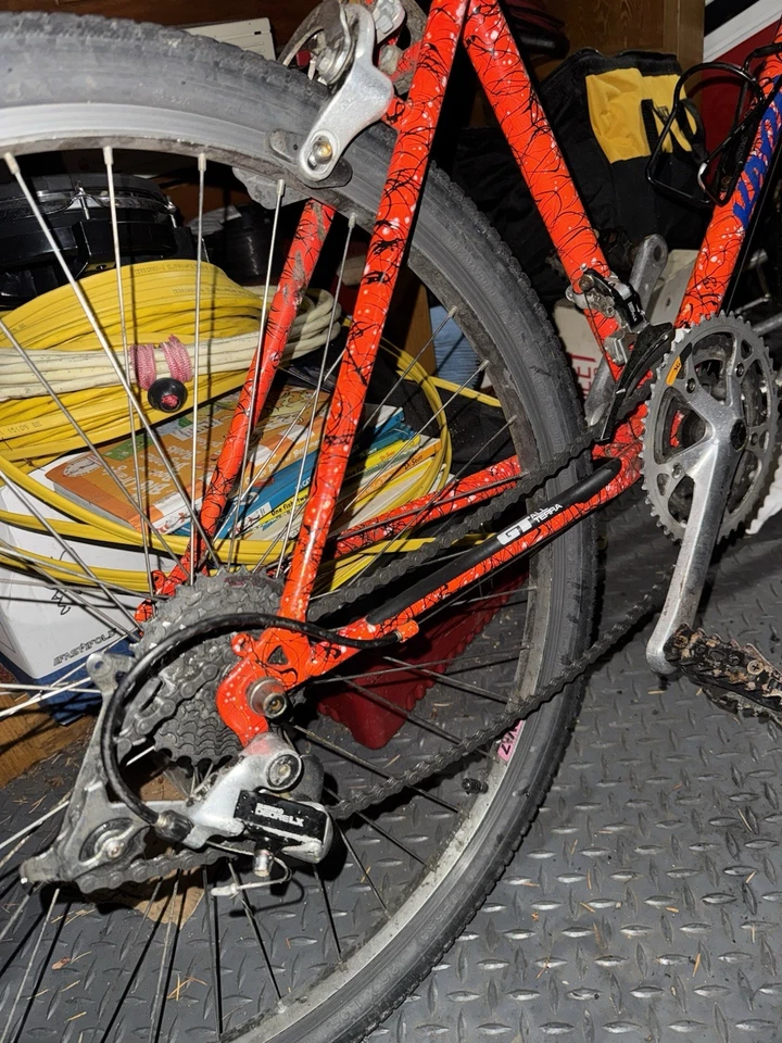 GT Karakoram Vintage Mountain Bike Frame Stem Tiger Inferno Internal 22.5" Steel - Image 3 of 4