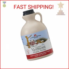 Hidden Springs Maple Organic Vermont Maple Syrup, Grade A Dark Robust (Formerly 