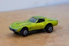 HOT WHEELS "CUSTOM CORVETTE, LOOSE, Poor condition (1968, made in Hong Kong?