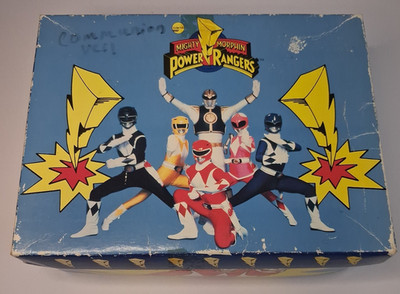1995 Saban Mighty Morphin Power Rangers Empty Shoe Box - Original - Very Good