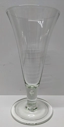 VTG Blenko Williamsburg CW-2V Large Tear Drop Vase Wine Glass Shape 9 3/4"