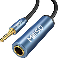 1/4 to 3.5Mm Headphone Adapter, TRS 6.35Mm Female to 3.5Mm Male 1/8 to 1/4 Stere