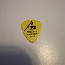 Metallica Official M72 Adelaide Nov 5th show guitar pick