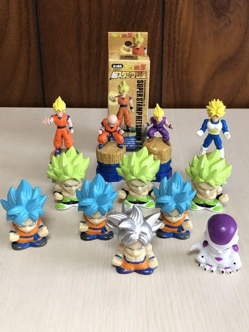 Supreme ガチャポン 4点セット Dragon Ball Z Super Stamp Collection Goku Krillin Gohan Trunks