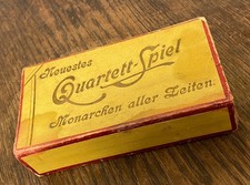 ANTIKES KARTENSPIEL QUARTETT MONARCHEN ALLER ZEITEN NAPOLEON AUGUST DER STARKE..