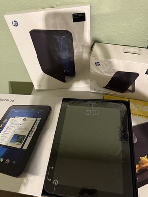 HP TouchPad Tablet 32GB, Black + Charging Dock & Case Bundle OPEN BOX NEVER USED