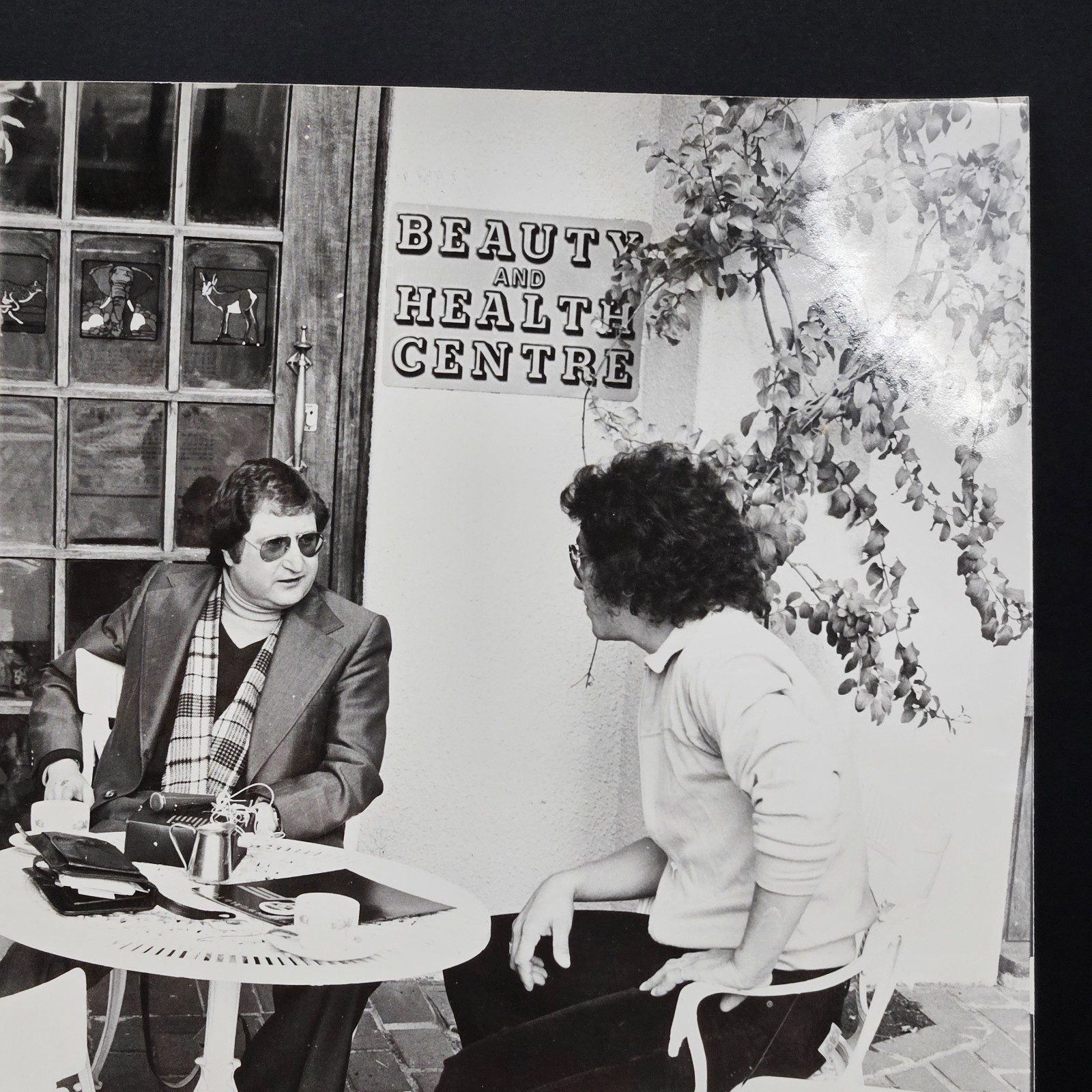 RARE Alex Van Halen 8x10 Photo South Africa Press Interview Feldman Sevenoaks