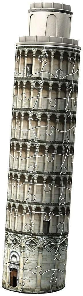RAVENSBURGER PUZZLE 11247 Ravensburger 3D Puzzle 11247 Mini Leaning Tower of Pis - Image 2 of 3