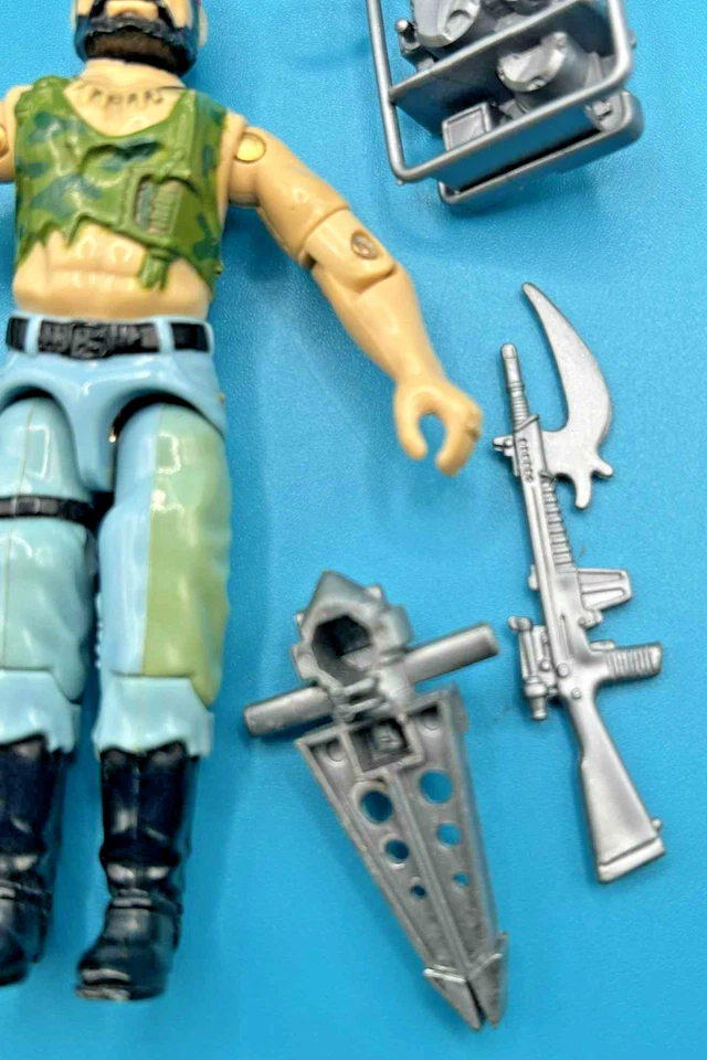 GI Joe Action ARAH Ripper Dreadnok 1985 ¡100 % completo! Figura vintage Foto 3 de 4
