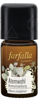 Farfalla bleib gesund Sandelholz Atemwohl Duftmischung naturrein 5 ml