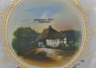 Deep Mrzeżyno? Czajcze ? Dźwirzyno ? Andenken Teller um 1910 Pommern