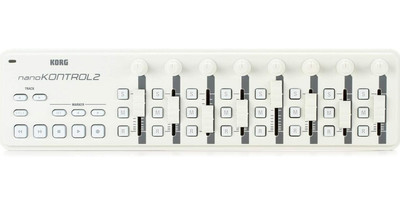 Korg nanoKontrol2 MIDI Control Surface - White