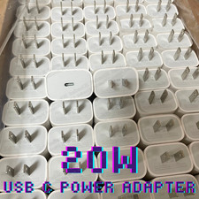 USB C Fast Charger 20W PD Adapter Cube for iPhone 16Pro Max/16e/15Plus/14/12 Lot