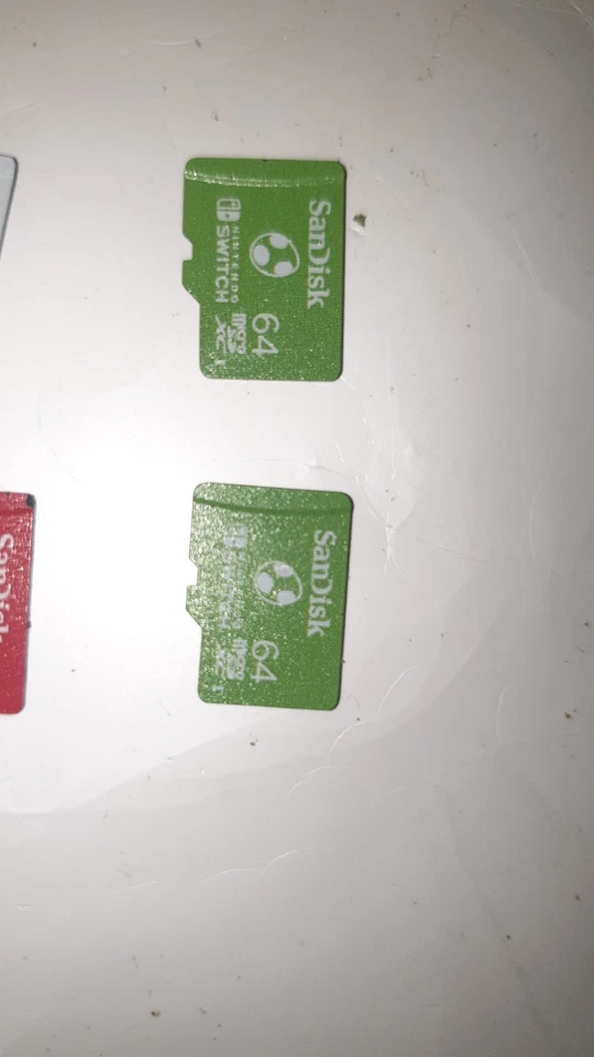 4 x SanDisk Micro SD XC Memory Card For Nintendo Switch (3 x 64gb 1 x 128gb) - Image 2 of 4