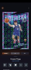 DIGITAL Topps NBA Collect Finest 26 Cooper Flagg Refractor Finishers Iconic