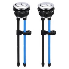 Toilet Tank Button, 2pcs 38mm 1.5" Thread Dual Push Flushing Toilet Button